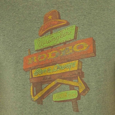 Wrangler Men's Vintage Road Sign T-Shirt