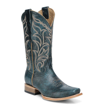 Circle G Women's Embroidered Square Toe Western Boot