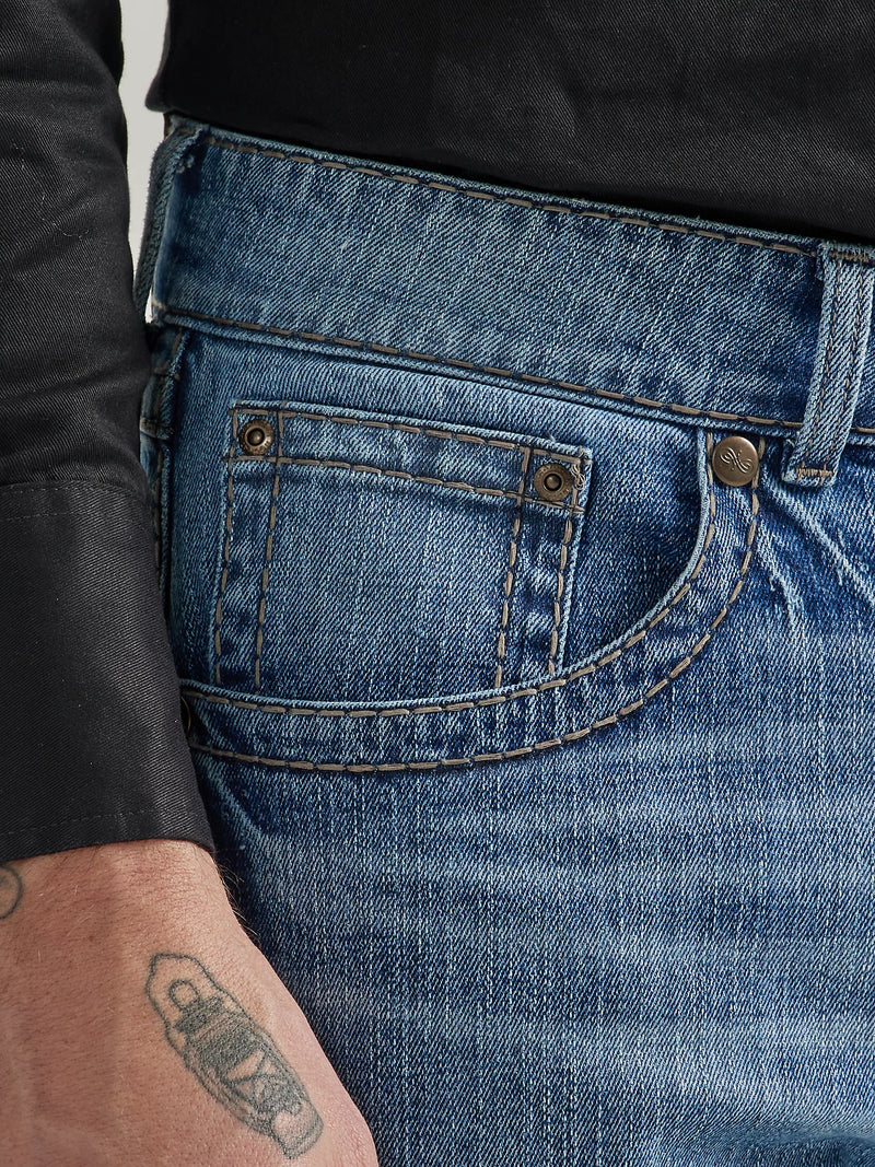 Wrangler Men's Rock 47 Slim Boot Jeans