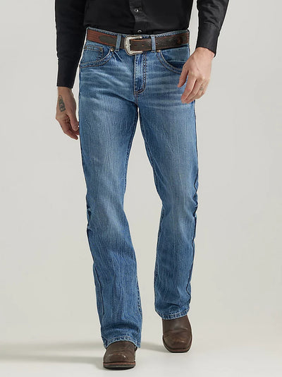 Wrangler Men's Rock 47 Slim Boot Jeans