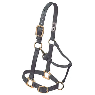 Weaver Average Original Adjustable Chin and Throat Snap Halter, 1"