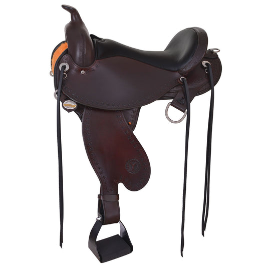 Circle Y 1581 Alabama Trail Gaiter Saddle, 16", Wide Fit