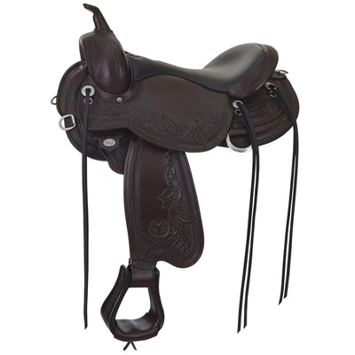 Circle Y Julie Goodnight Wind River Trail Saddle, 16", Wide Fit