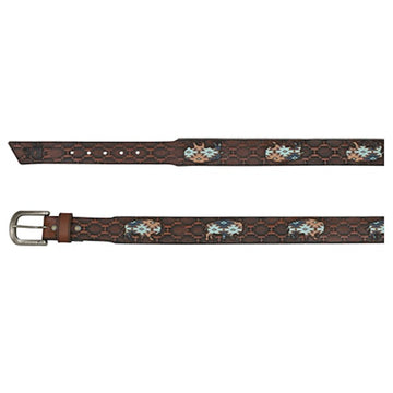 Red Dirt Hat Co. Men's Belt Southwest Buffalo Inlay