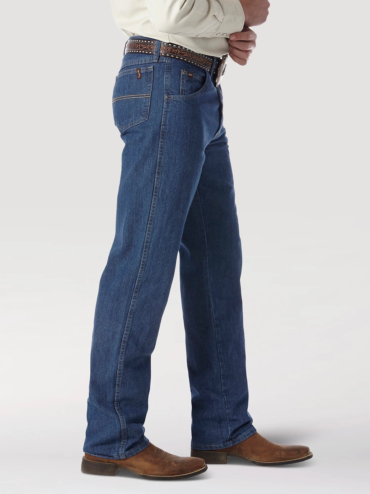 Wrangler 20X Men's NO. 23 Relaxed Fit In Vintage Blue