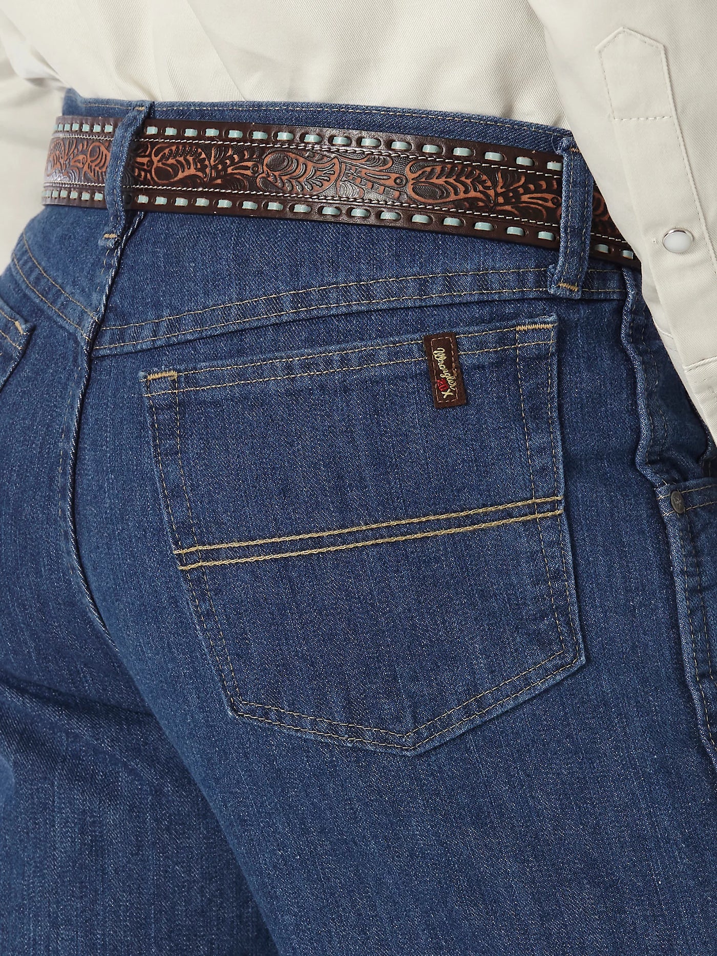 Wrangler 20X Men's NO. 23 Relaxed Fit In Vintage Blue