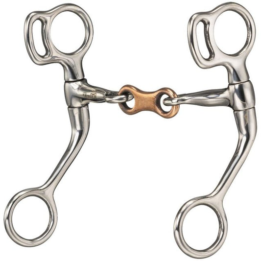 Tough1 French Link Tom Thumb Pony Bit 4"