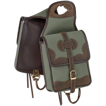 Tough1 Canvas Horn Bag w/Leather Accents