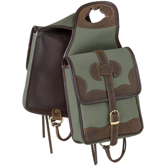 Tough1 Canvas Horn Bag w/Leather Accents