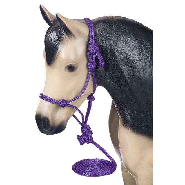 Tough 1 Miniature Poly Rope Halter w/Lead