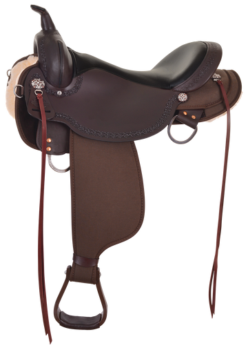 High Horse 6914 Daisetta Cordura Trail Saddle, 16", Wide
