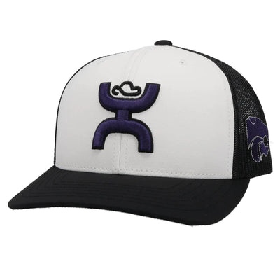 Hooey KSU White/Black w/Hooey Logo Hat