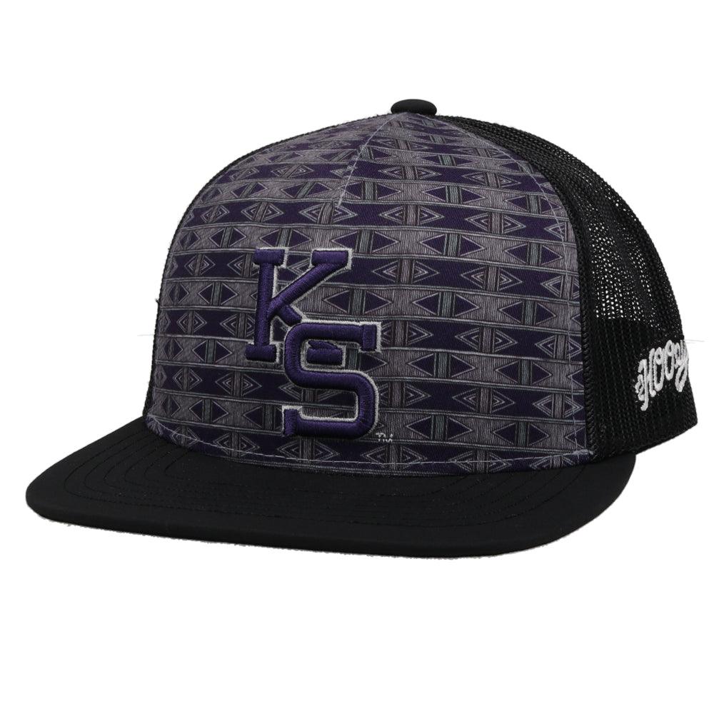 Hooey KSU Purple/White "KS" Logo 5-Panel Trucker Hat
