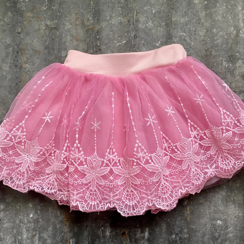 Shea Baby - Baby/Toddler Girl's Pink Chiffon Skirt