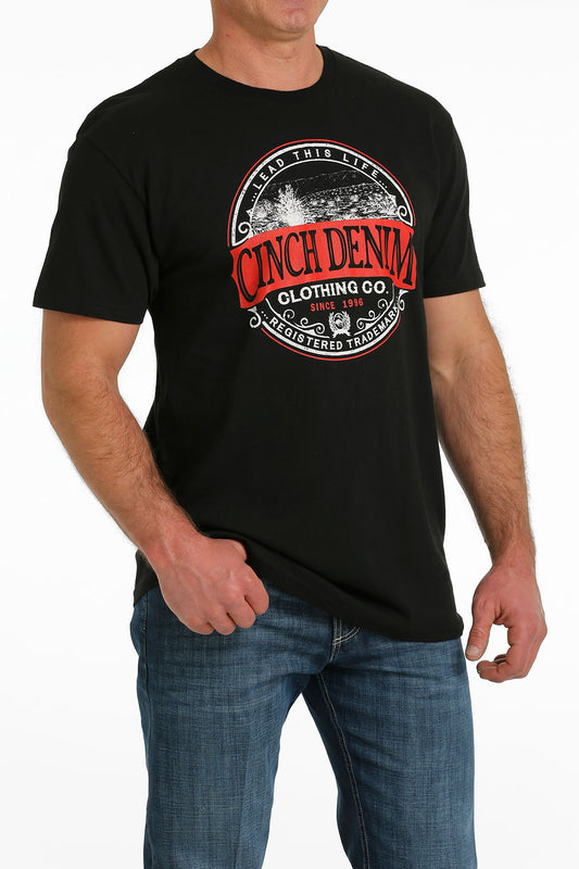 Cinch Men's "Lead This Life" Black T-Shirt