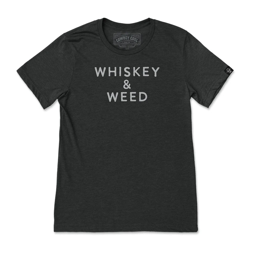 Cowboy Cool Whiskey & Weed T-Shirt
