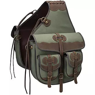 Tough1 Canvas Trail Bag w/Leather Accents