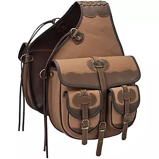 Tough1 Canvas Trail Bag w/Leather Accents