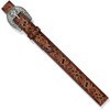 Tony Lama Women's Hand Tooled De Leon Leather Belt