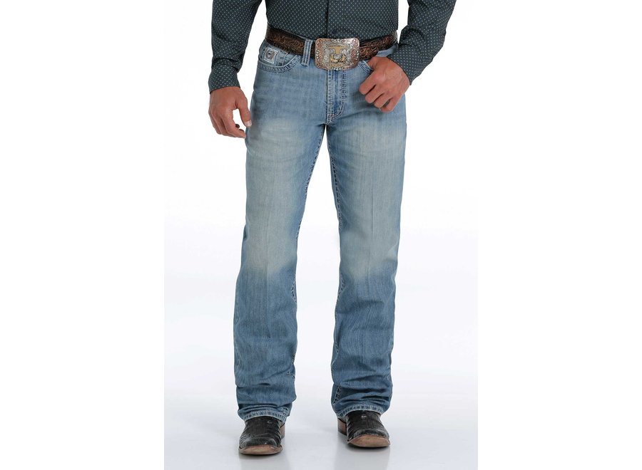 Cinch Men's White Label Jeans-Light Stone