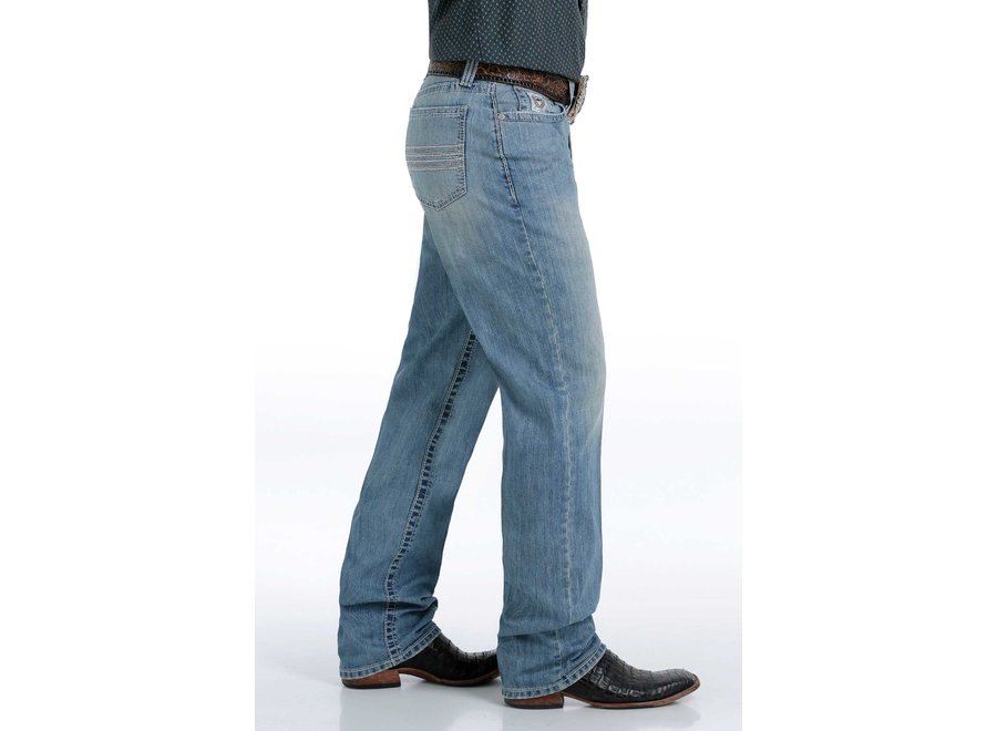 Cinch Men's White Label Jeans-Light Stone