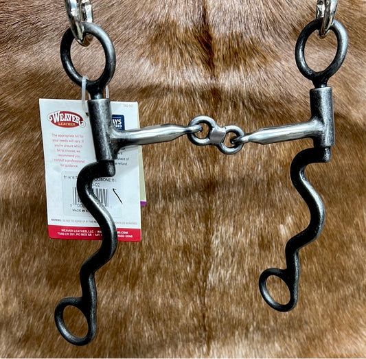 Weaver Long Shank Snaffle w Dog Bone 25000-02