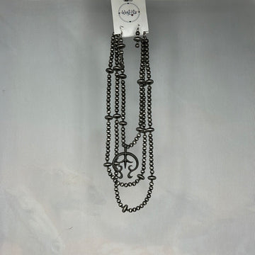 West & Co. Triple Bead Strand w/Pendant