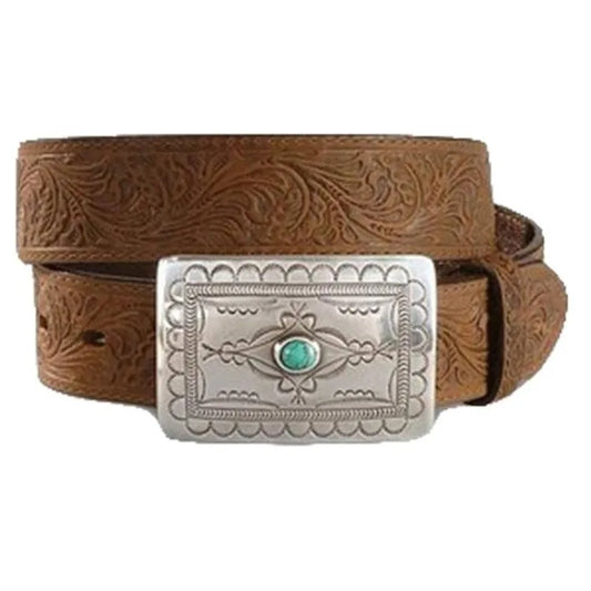 Tony Lama Women's Navajo Spirit Aged Bark Belt