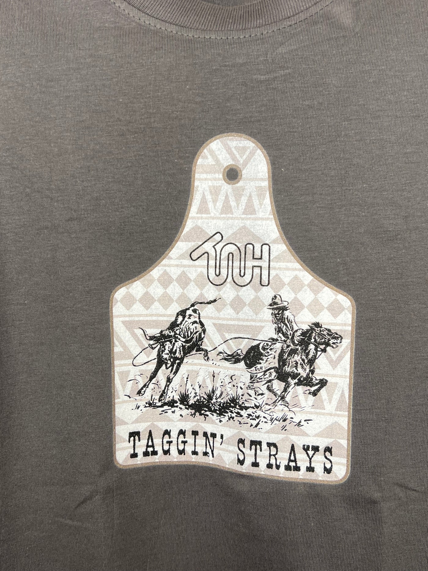 The Whole Herd Toddler Gray Taggin Strays Tee