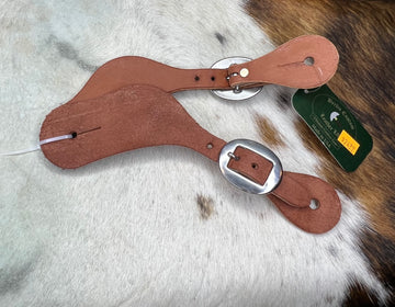 Berlin Custom Leather Ladies Contour Roughout Spur Strap