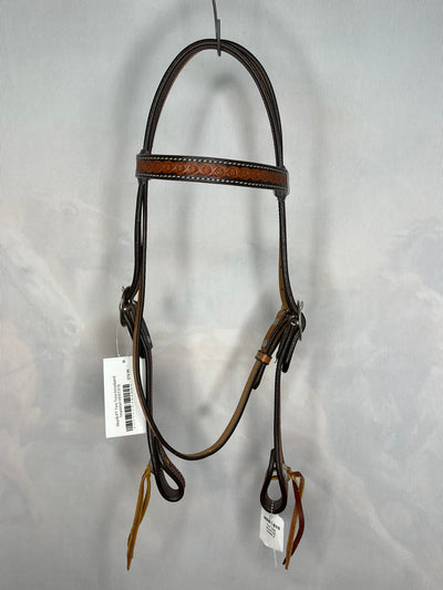 RbarB-PT Two Tone browband headstall HDST-510