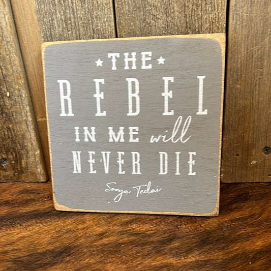 Junk Gypsy Wood 6"x6" Sign