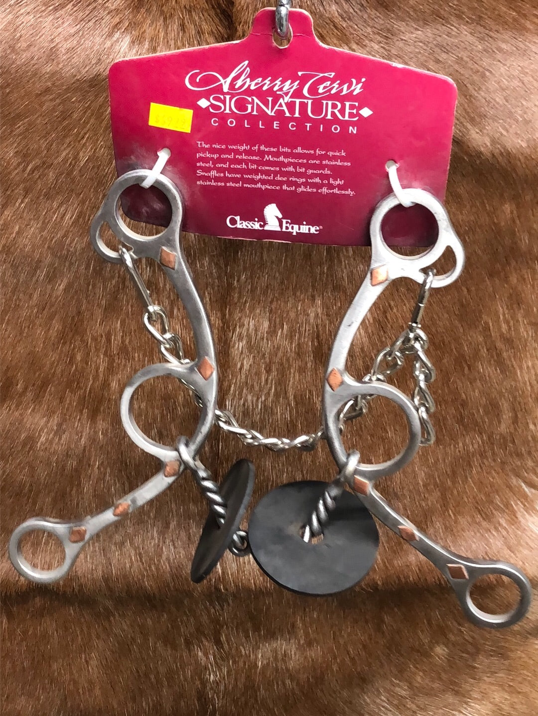 Classic Equine Sherry Cervi Twisted Wire Snaffle Bit