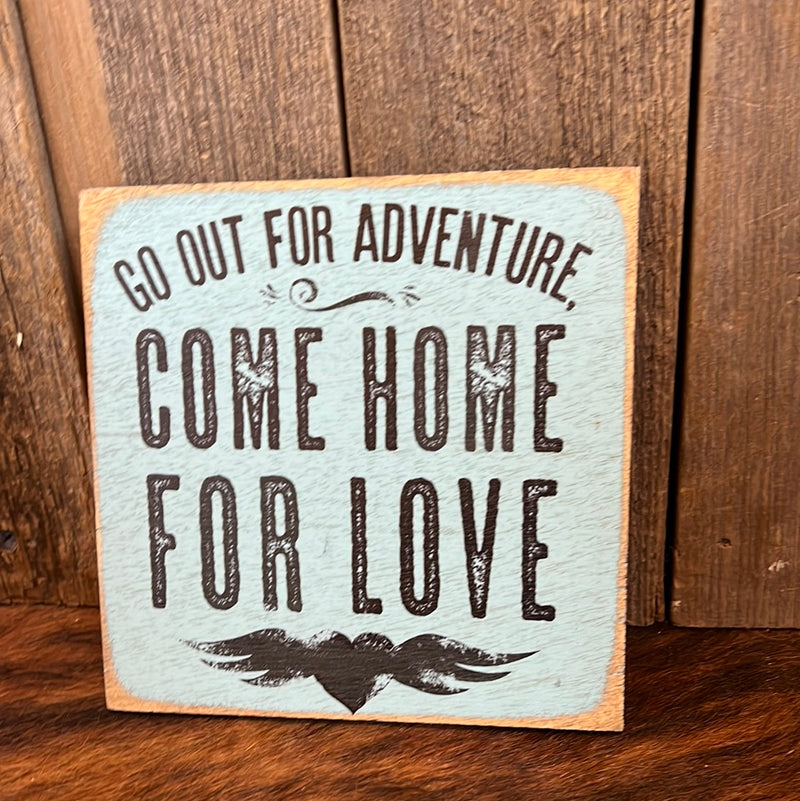 Junk Gypsy Wood 6"x6" Sign