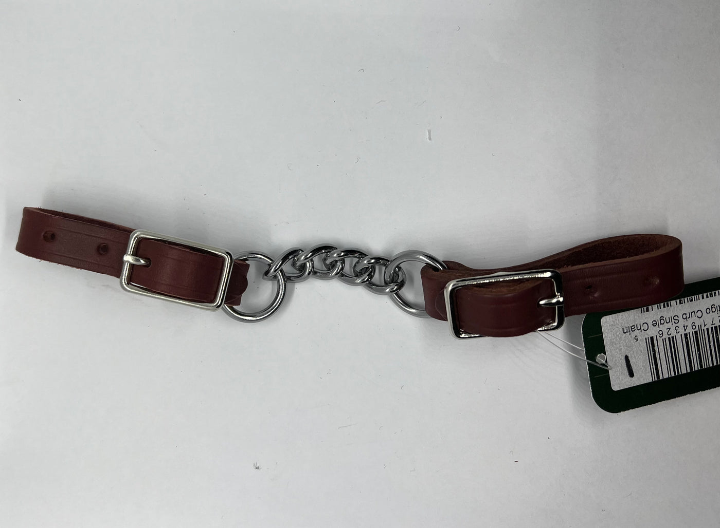 Berlin Custom Leather Latigo Curb Single Chain