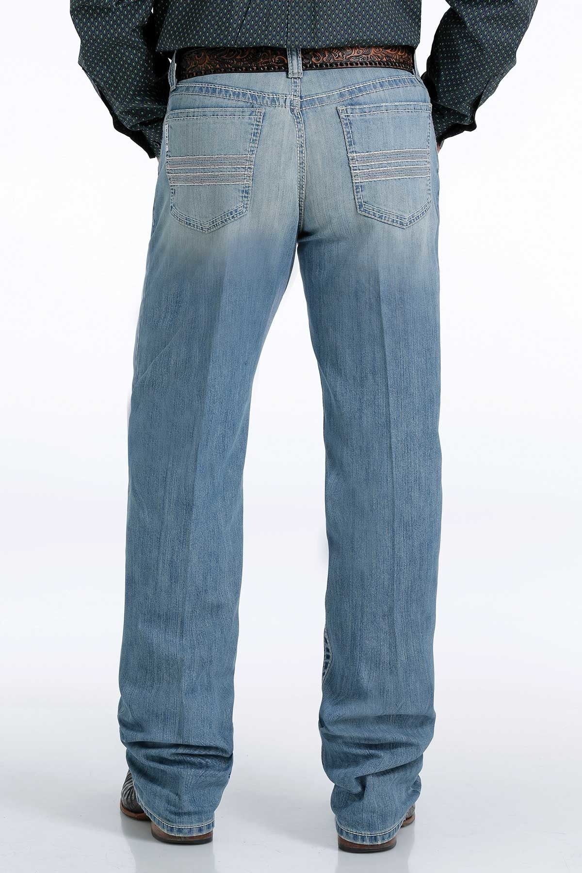 Cinch Men's White Label Jeans-Light Stone