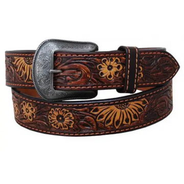 Circle Y Women's Vintage Wild Flower Belt