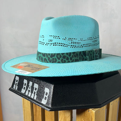 T7850433 Twister Turquoise Fashion Hat