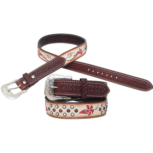 Circle Y Women's Fire Lily Belt