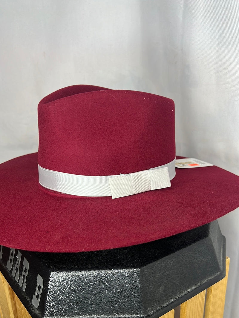 Twister Ladies Pinch Front Red Fashion Hat