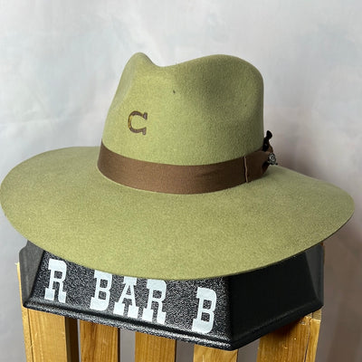 CWHIWA-4036ODM0 Charlie 1 Horse Olive Fashion Hat