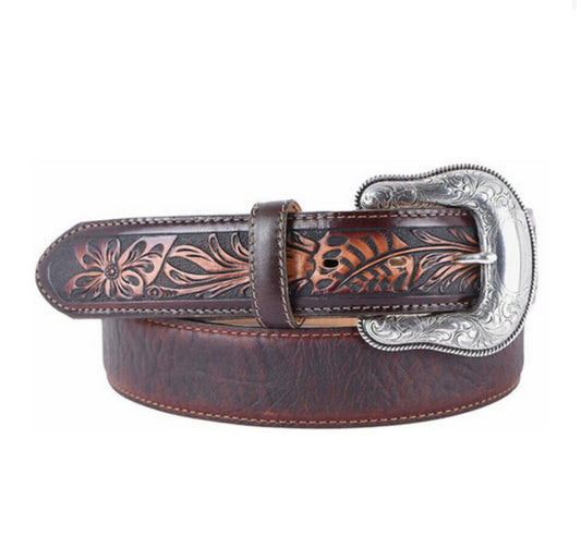 Justin Men's Brown Montana Belt