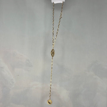 West & Co. Gold Plated Chain w Conchos