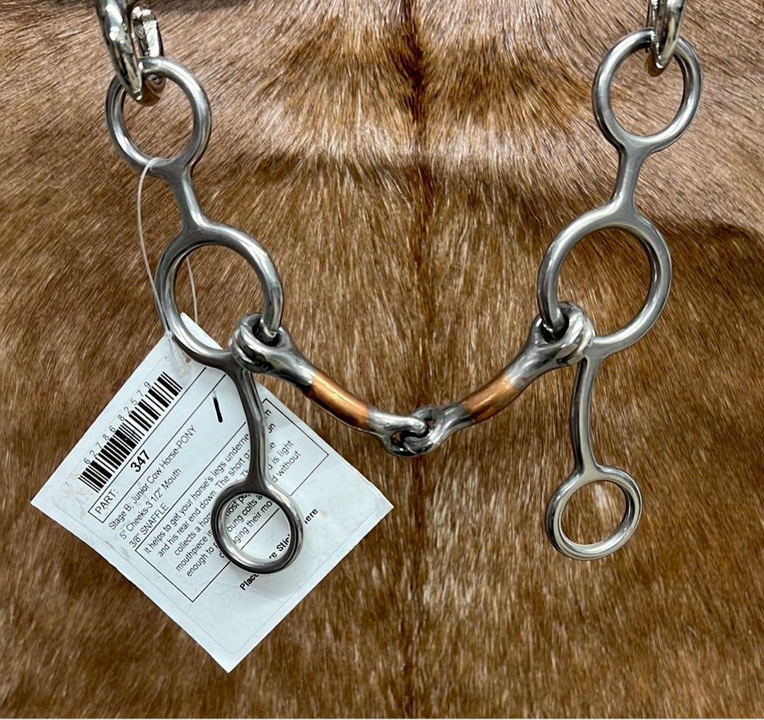 Reinsman Jr Cow Horse Pony Snaffle Mouth 347
