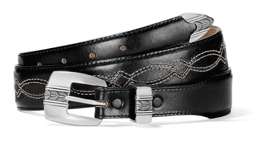 Justin Men's Black CIBOLA Top Grain Leather Belt