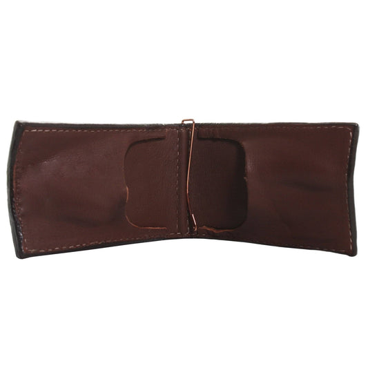 Double J Saddlery Hand-Tooled Men's Bifold Wallet