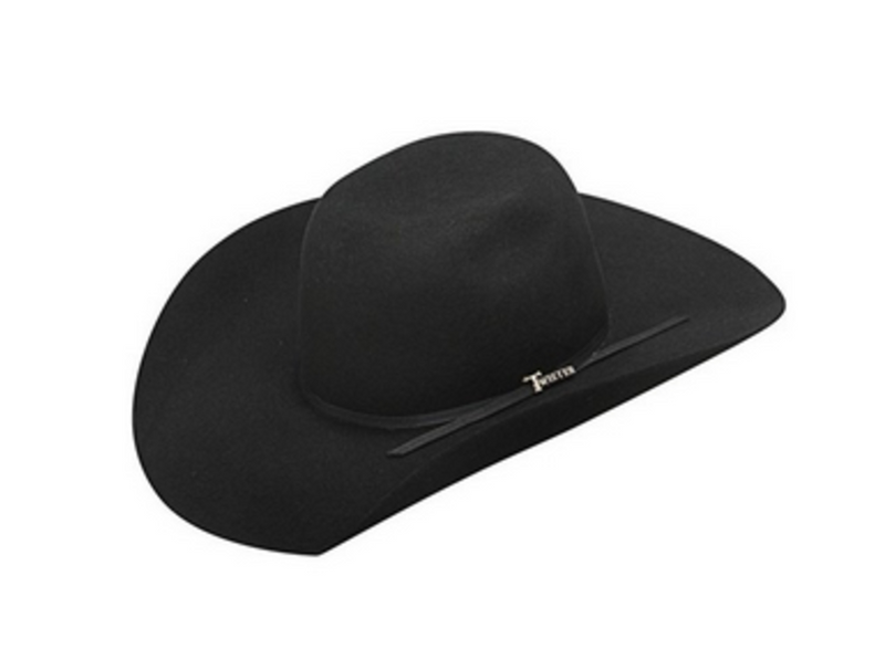Twister Youth Black Wool Hat